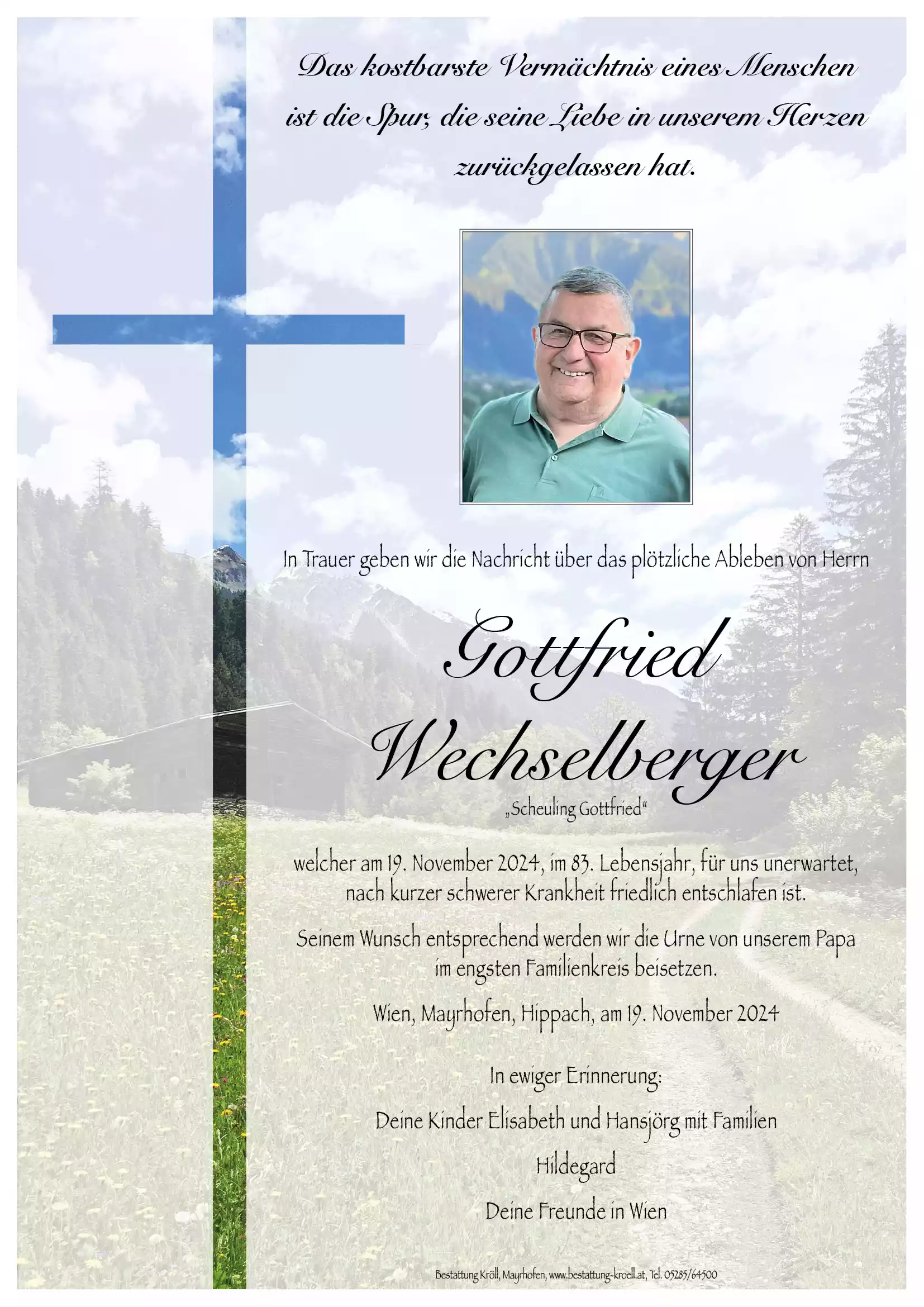 Parte von Gottfried Wechselberger